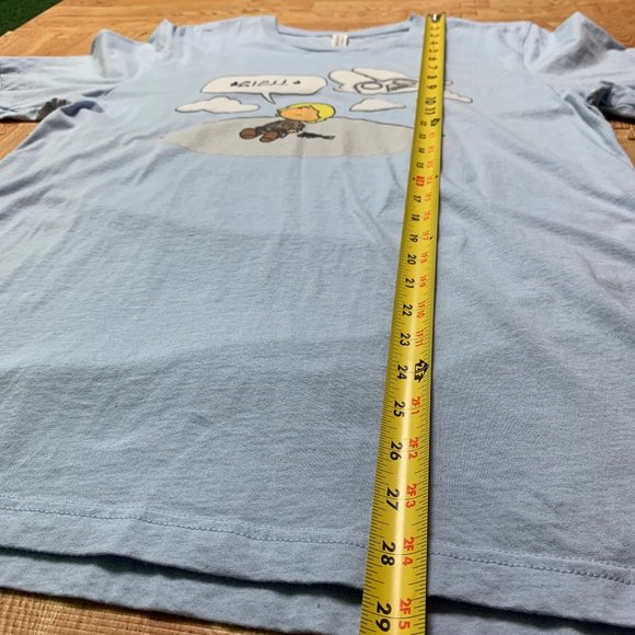 Star Wars Shirt Mens Size Large Luke Darth Vader Blue Short Sleeve Graphic Tee - Picture 3 of 7